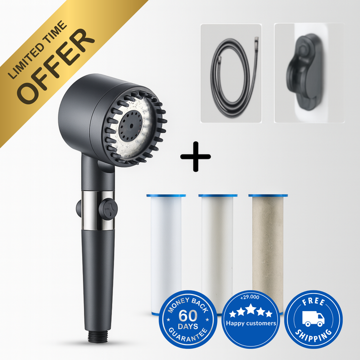 LUMIOSAS FILTERED SHOWER HEAD v2 + starter kit