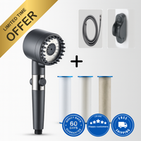 LUMIOSAS FILTERED SHOWER HEAD v2 + starter kit